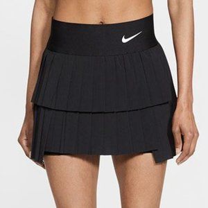 NEW RARE Black Nike Dri-Fit Court Advantage Tennis Skirt Skort XS NWT Pickleba;;